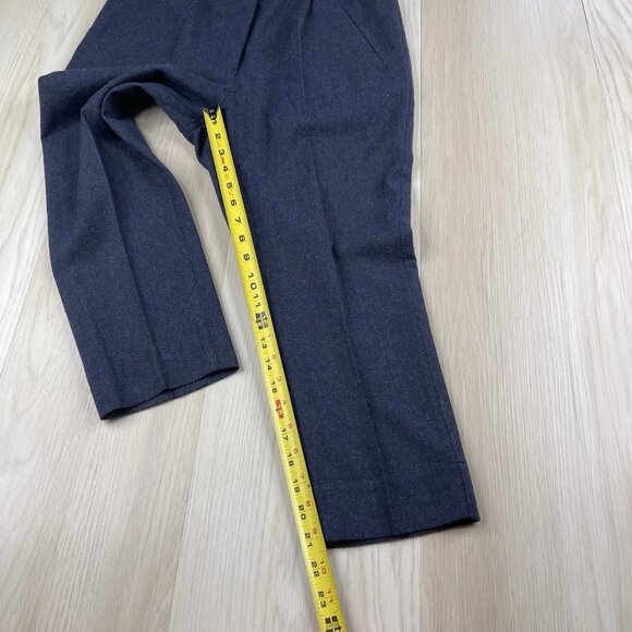 Sibel Saral Pants Trousers Wool Blend Cropped Bottom Edge Women’s Size XS Italy - Picture 13 of 13